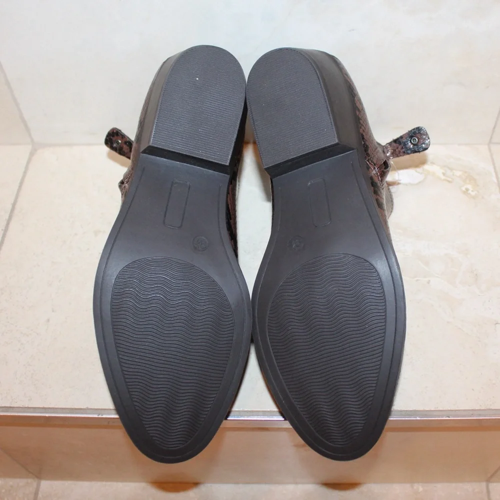 SO brown snake booties (women’s 9.5) (NWT) - Picture 6 of 12